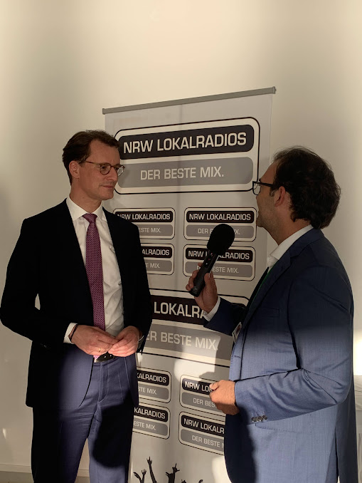 José Narciandi im Interview mit Hendrik Wüst